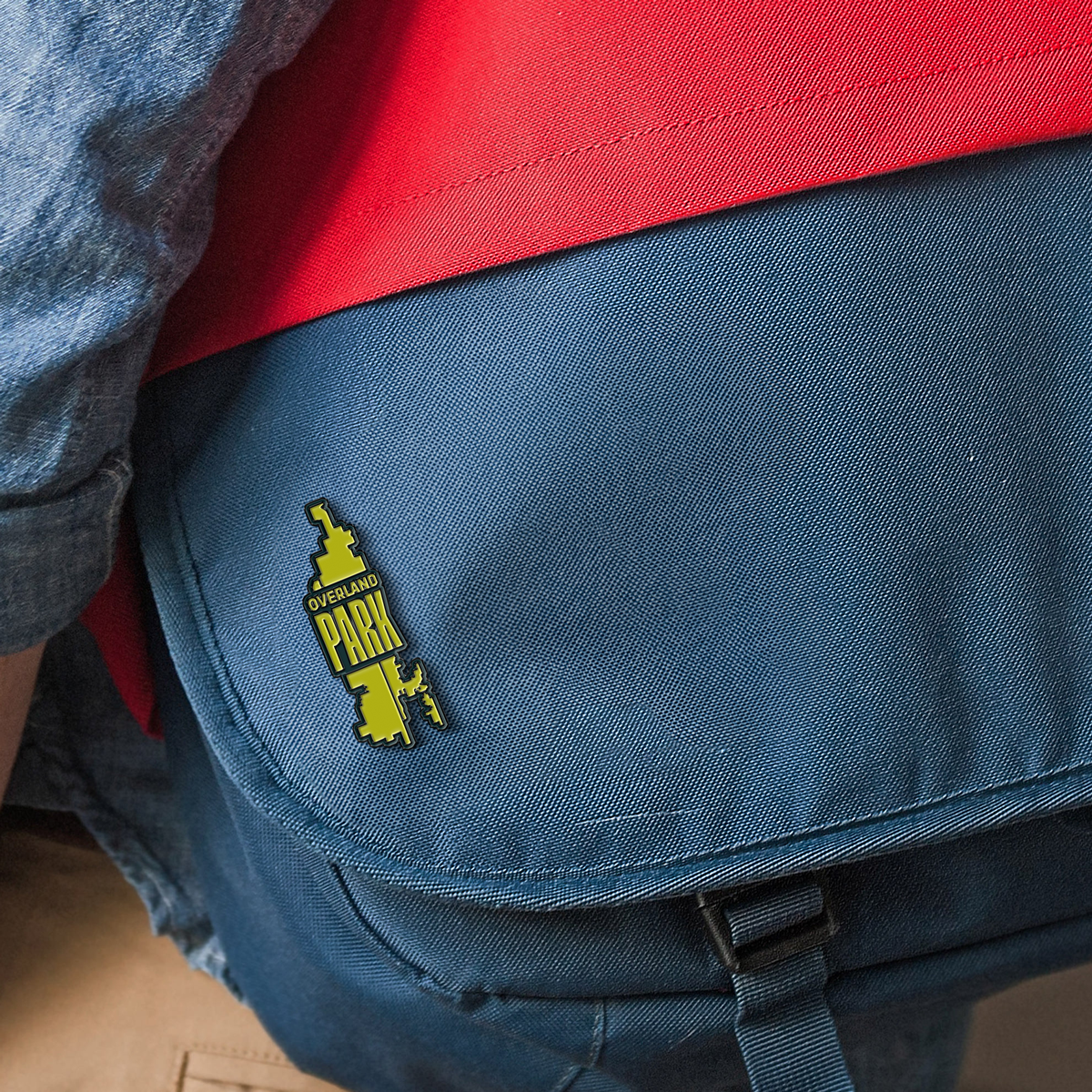 Map Enamel Pin