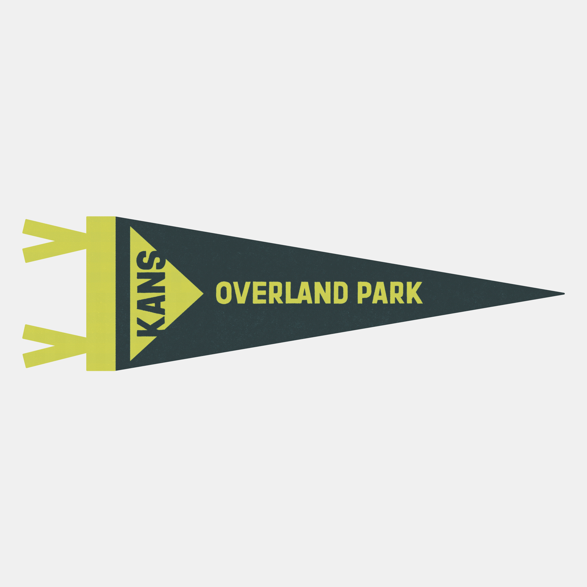 Overland Park, KANS Historic Edition Pennant