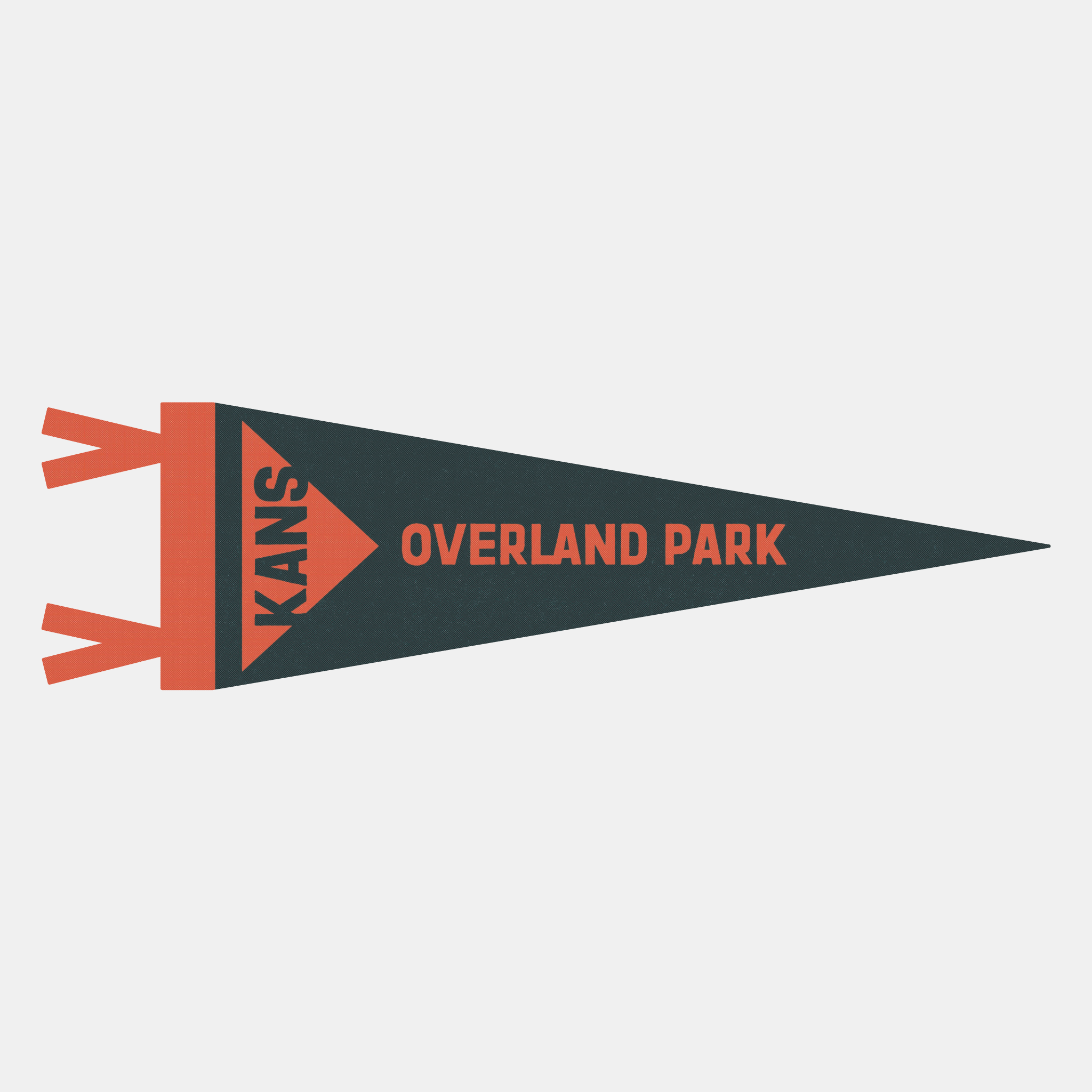Overland Park, KANS Historic Edition Pennant