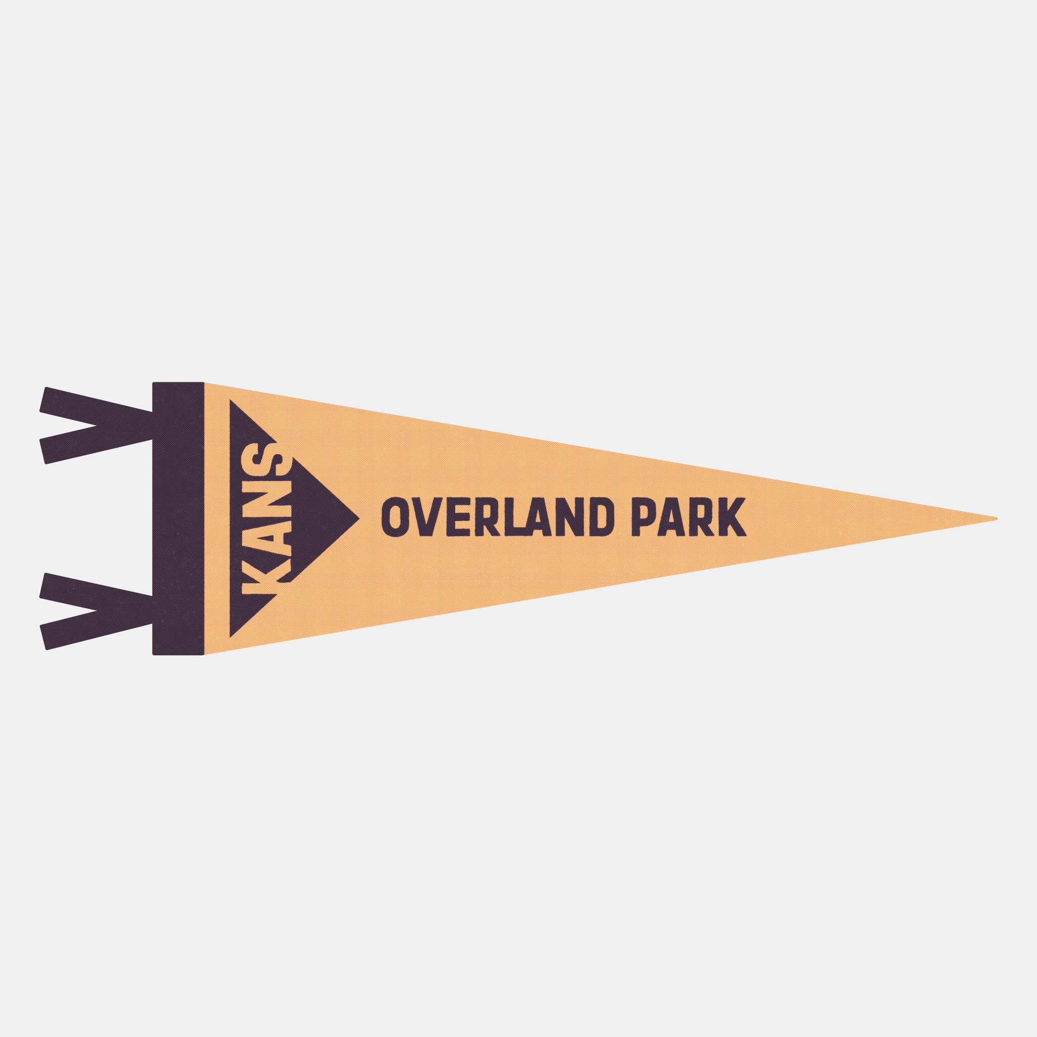 Overland Park, KANS Historic Edition Pennant